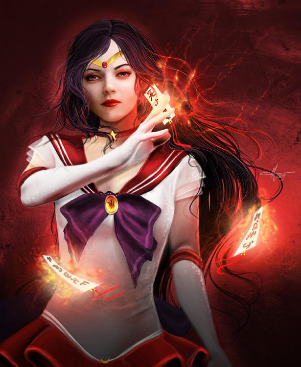 Sailor Mars by Eireen