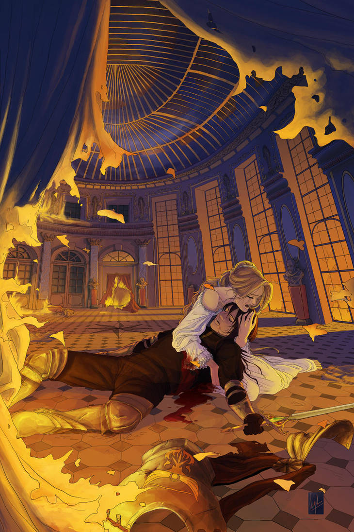 The last fight of David by Vyrhelle-VyrL