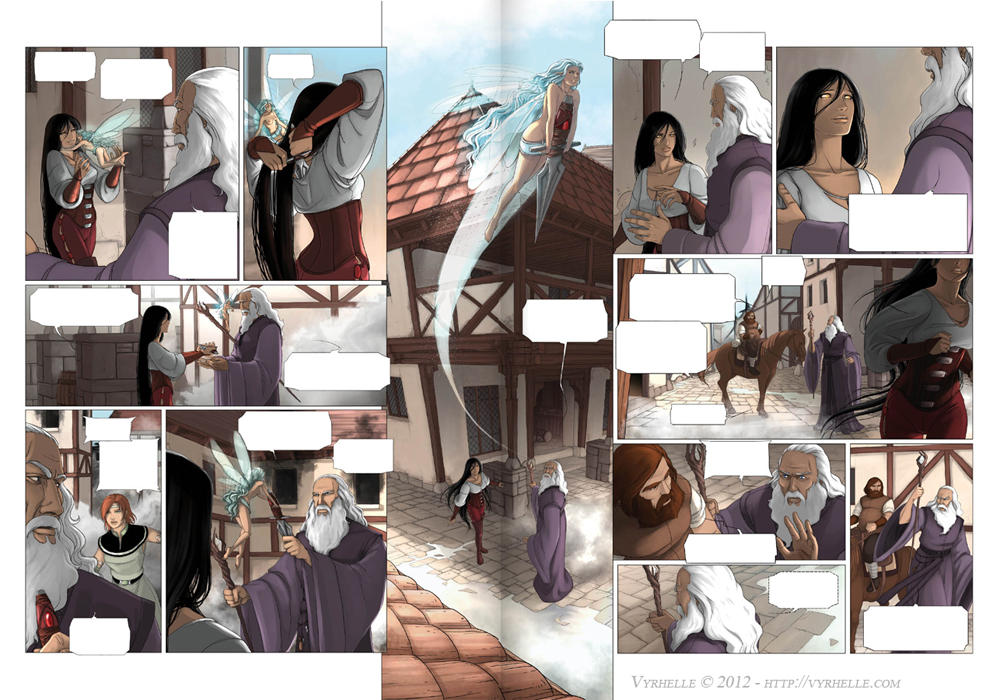 Les Chroniques d'Arcea Livre 2, pages 6 et 7 by Vyrhelle-VyrL