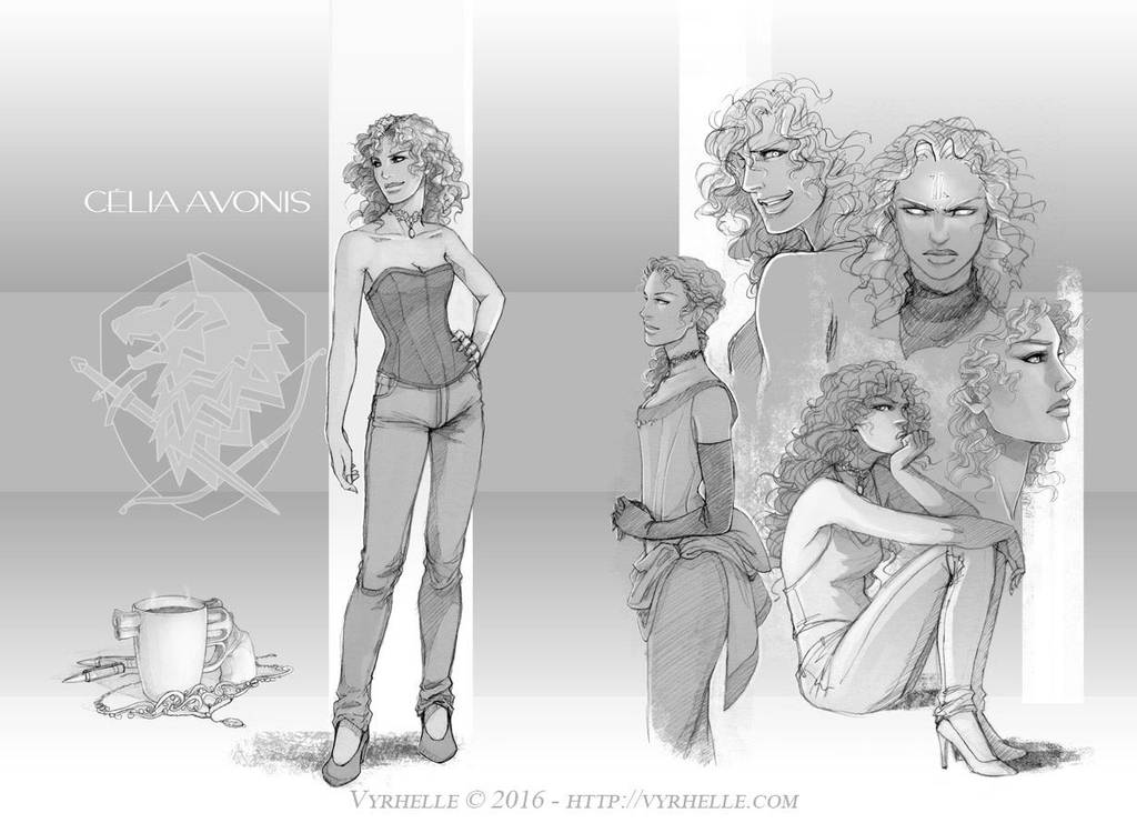 Celia Avonis for artbook by Vyrhelle-VyrL