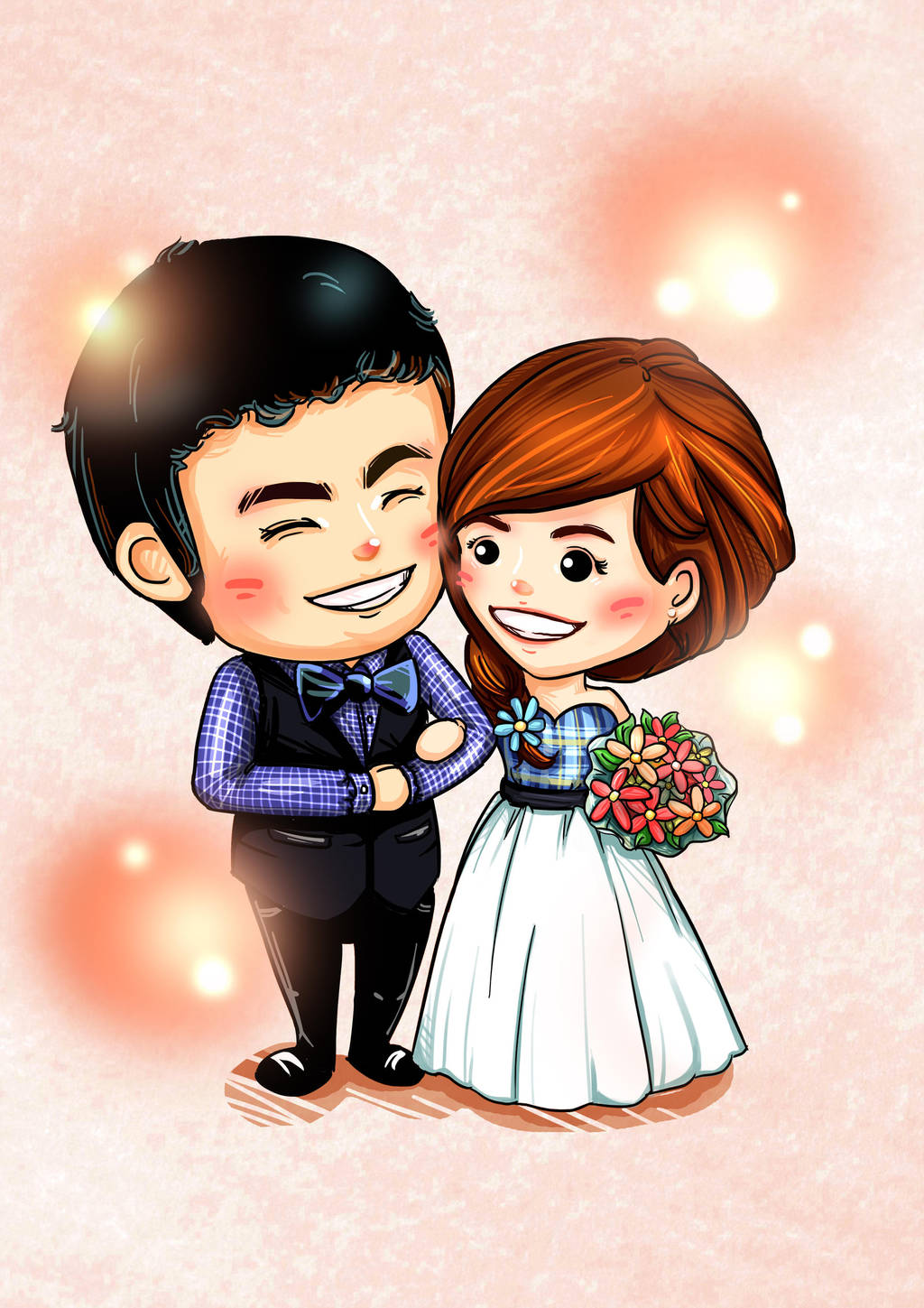wedding cartoon by moon0218