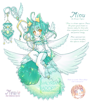 .:CLOSED ADOPT:. Minu - Mewie Closed Species by Valyriana .:CLOSED ADOPT:. Minu - Mewie Closed Species by Valyriana