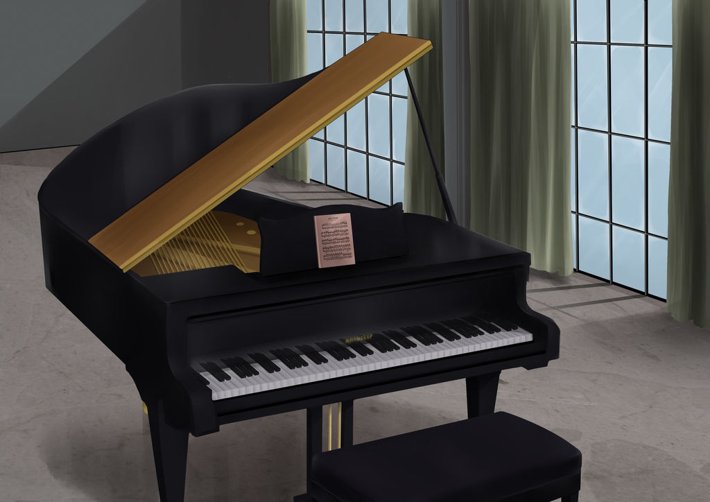 Grand Piano by Amanduur