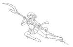 Sailor Saturn - lineart by AerynDiana