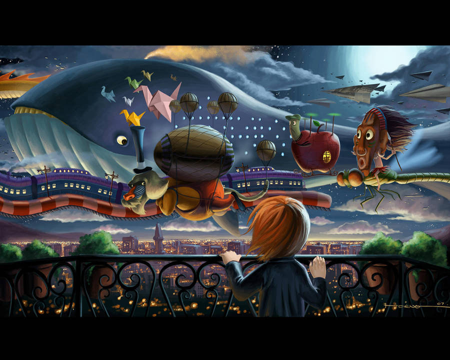 The Flying Parade by bramLeech