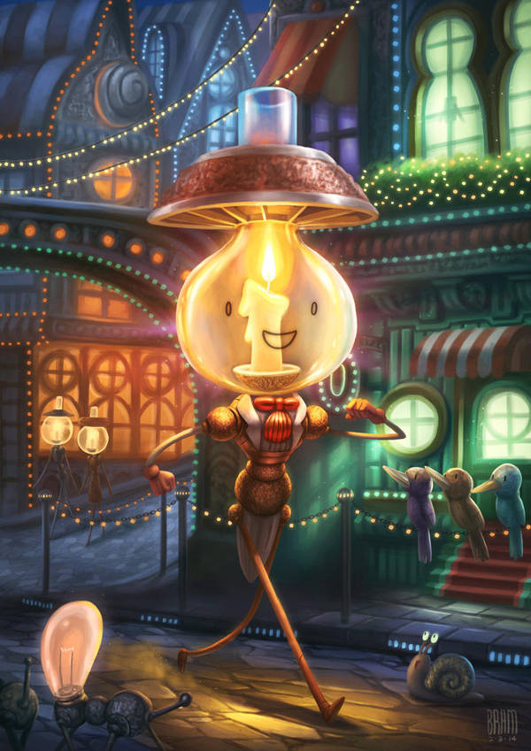 Lampnardo Is Going On A Date by bramLeech