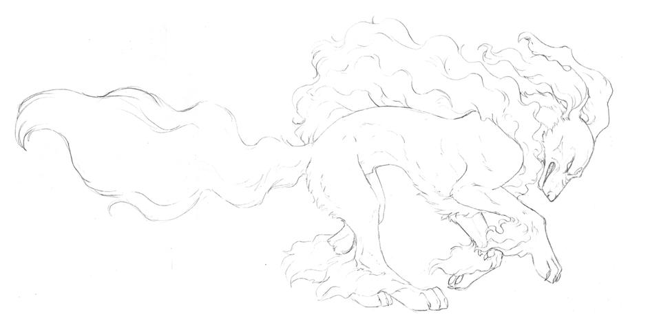dog demon sketch by hibbary on DeviantArt