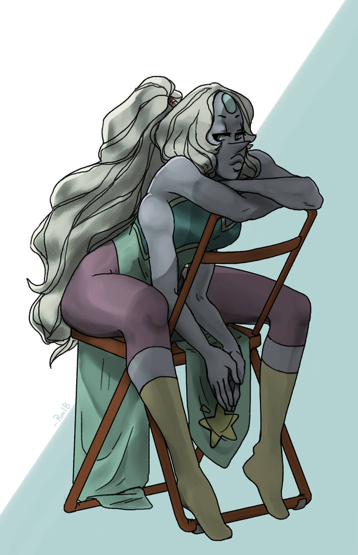 my first opal drawing! its been like million years since giant woman came out tho... i am so slow