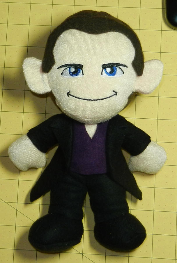Ninth Doctor Plush by MandyNeko