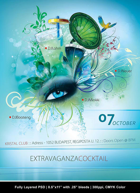 Extravaganza Flyer by Minkki2fly