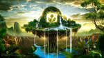 The Source Of Life - Desktopography 2014 by Paulo-Bert