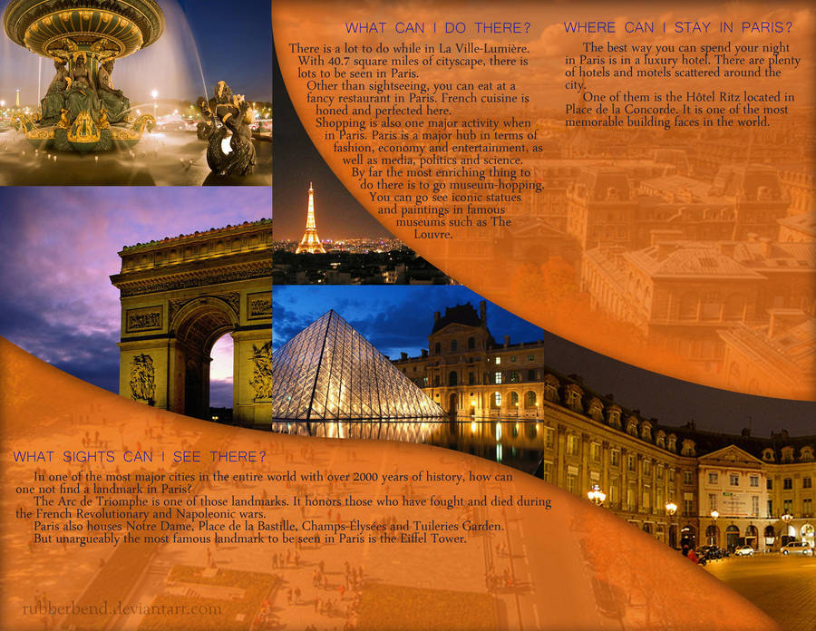Travel Brochure Front by rubberbend