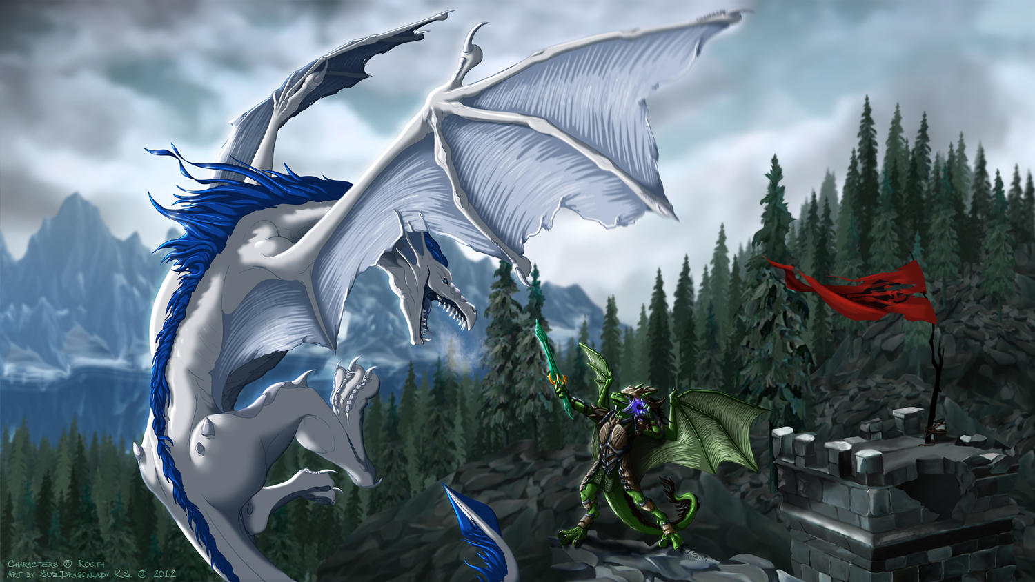 Confrontation by suzidragonlady