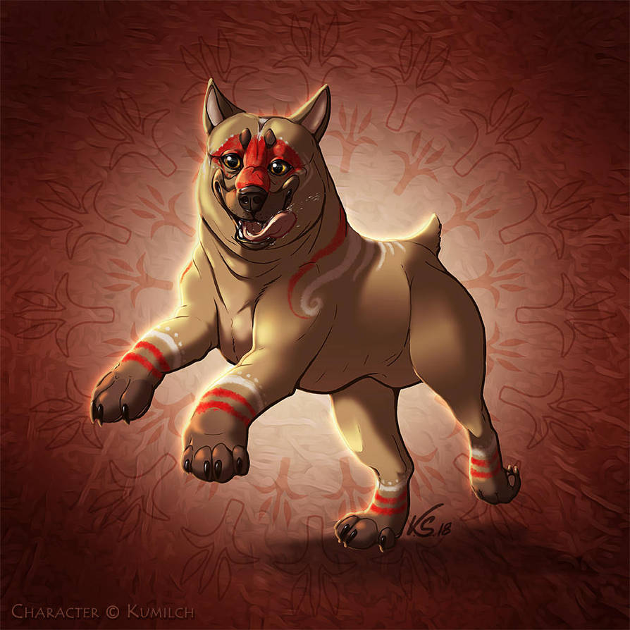 Bhaevi the Mabari by suzidragonlady