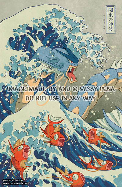 The Great Wave Off Kanto by missypena