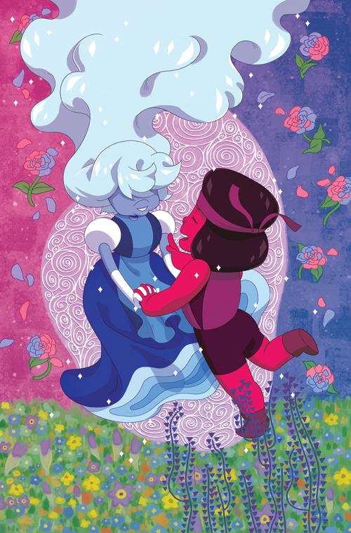 The cover for issue #23 of the Steven Universe comic, from BOOM! Studios and Cartoon Network! You can read it over at comiXology.