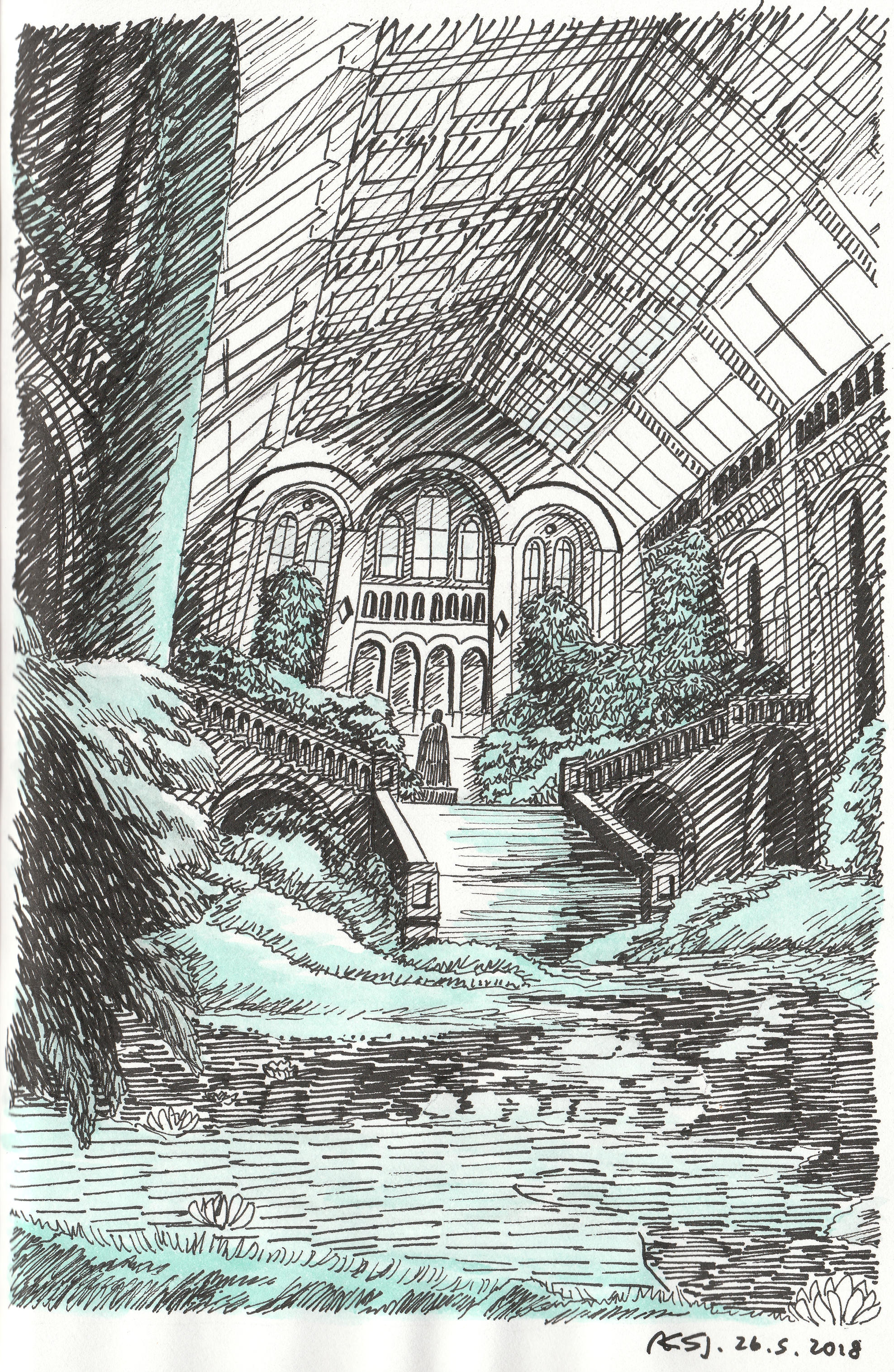 Abandoned Zone (Copying master's artwork) by Audrey829SJ