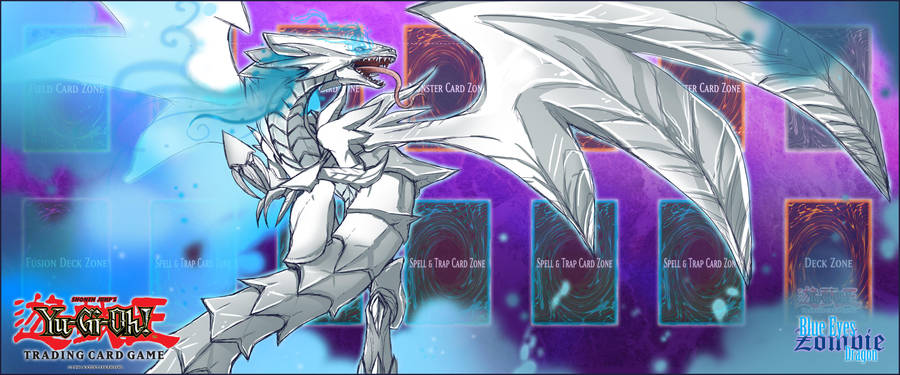 Blue Eyes Zombie Dragon Mat By Akarui On Deviantart
