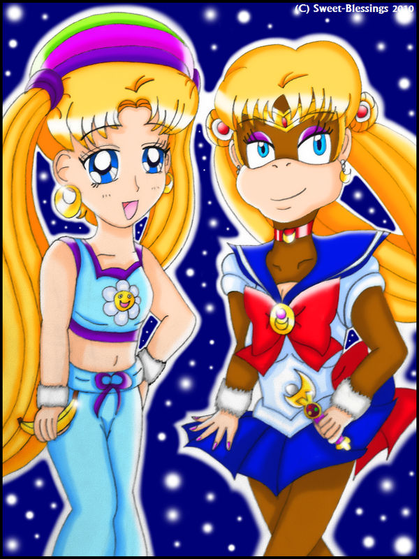 Usagi and Tiny Kong Cosplay by Sweet-Blessings