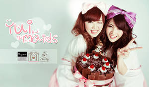 Yui and The Maids Collaboration by RacoonFactory