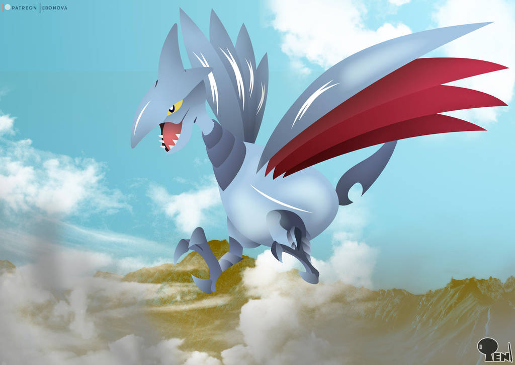 Skarmory by EdoNovaIllustrator
