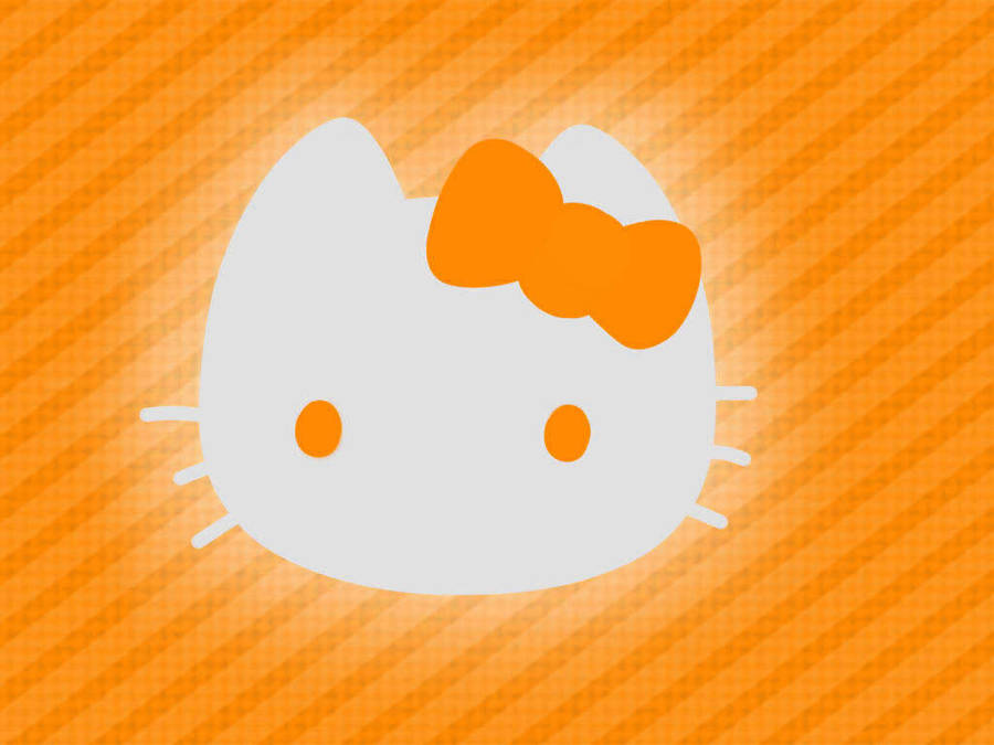 Hello Kitty Wallpaper Orange By Vectorfrosting On Deviantart