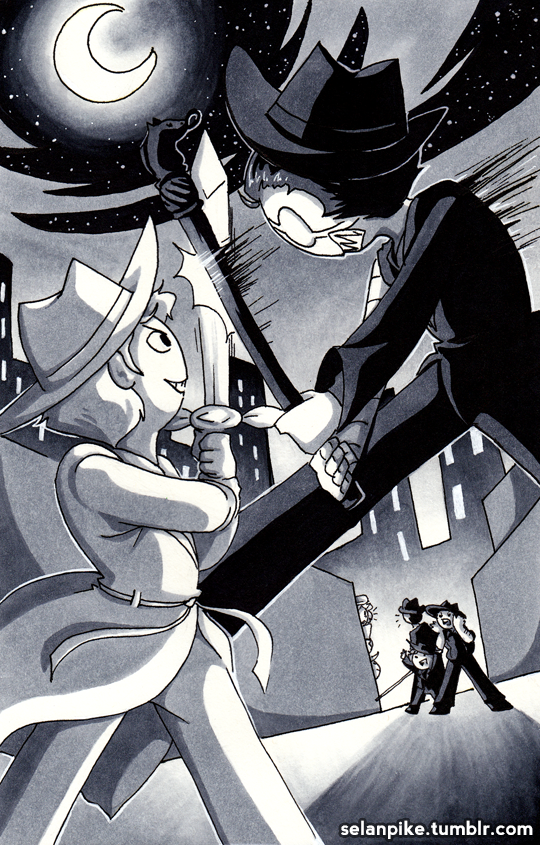 Sleuth + Slick FIGHT by SelanPike