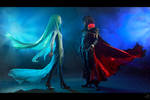 Captain Harlock and Miime 2 by Yui-Lang