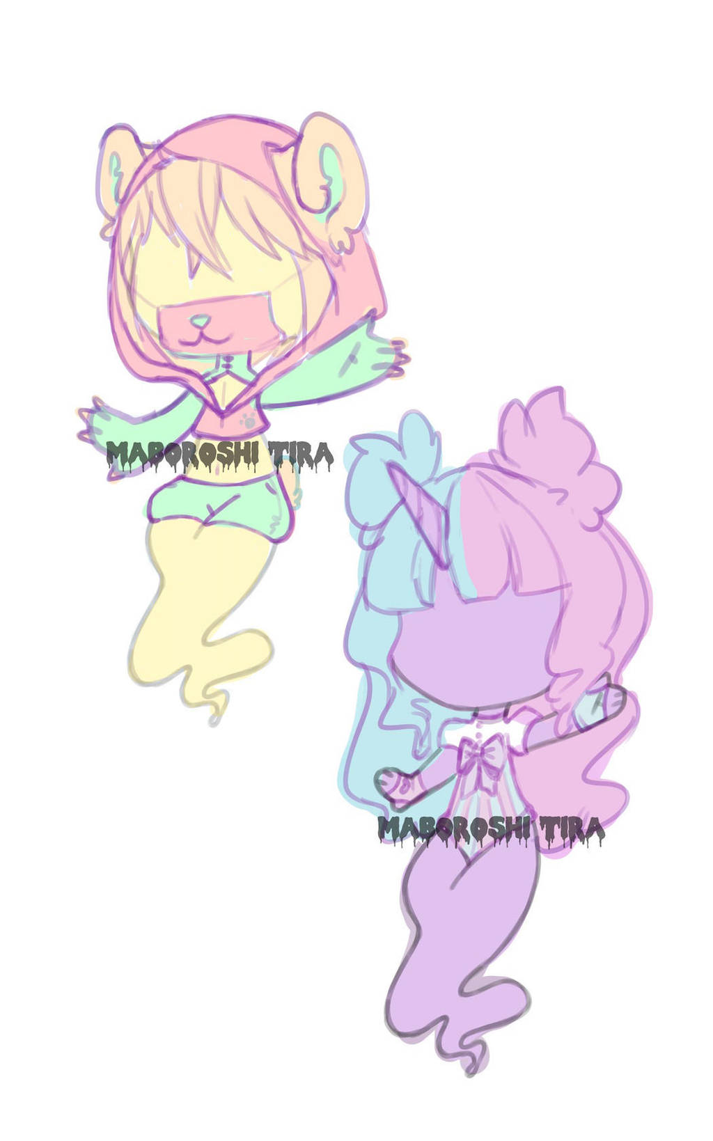 candy ghost wip by MaboroshiTira