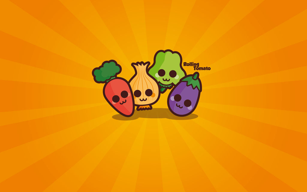 Rolling Tomato - Wallpaper 02 by Ockam