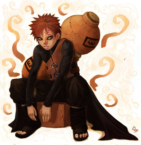 Gaara shippuden Fanart by funshark