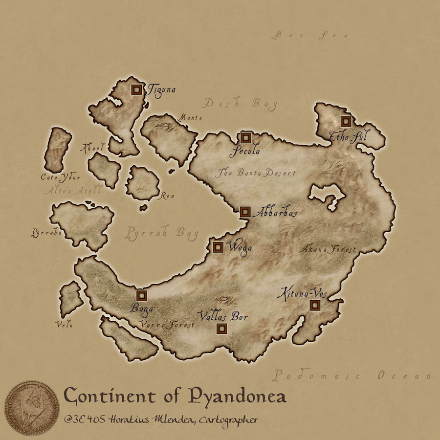 Continent of Pyandonea by hori873
