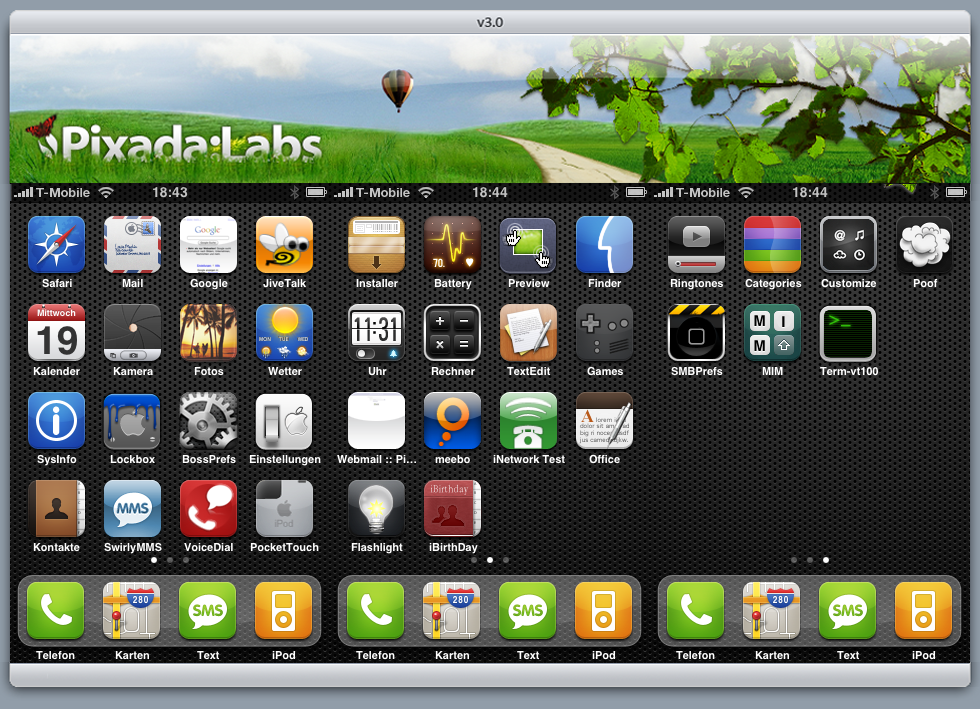 iPhone Square Icons Theme by dingsda