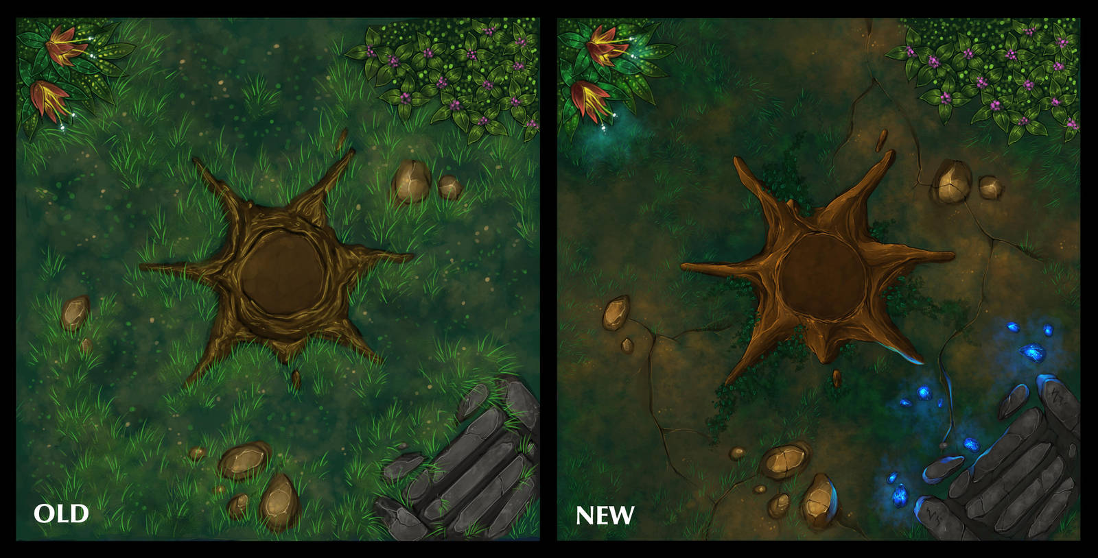Middara Tree Tile Old and New by alpha-denim-recruit