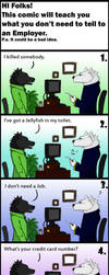 Job interview comic by DeadAnthro