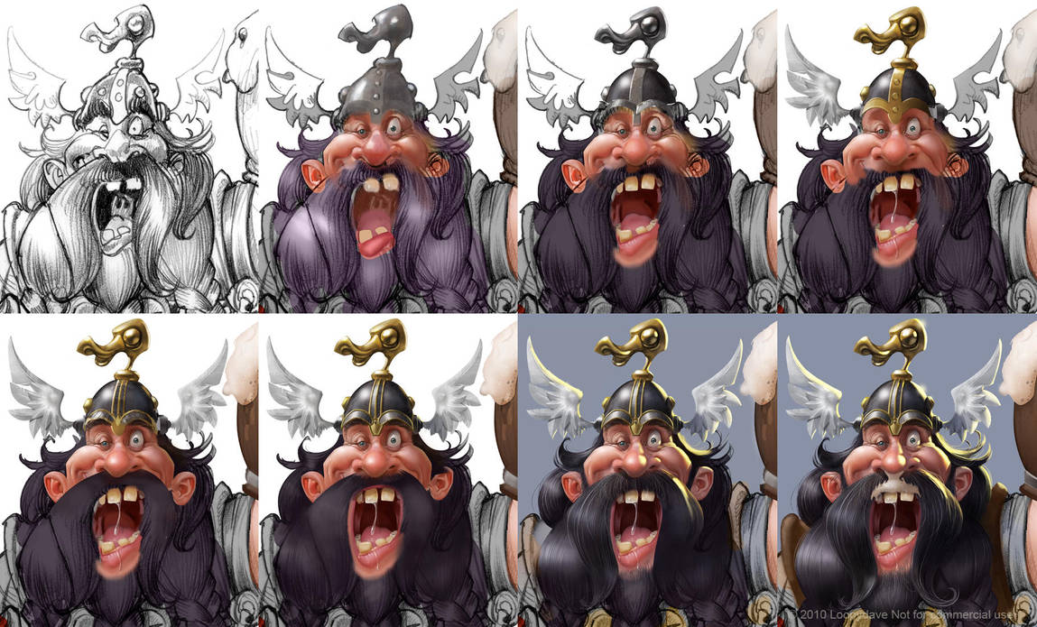 how I paint a drunken dwarf by Loopydave