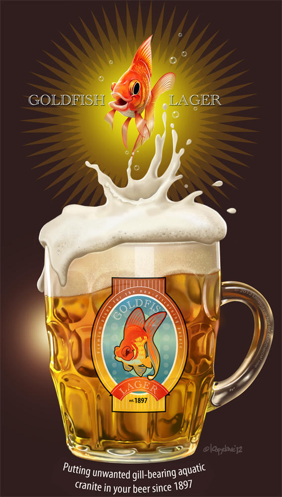 Goldfish Lager by Loopydave