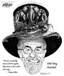 Final Inktober 2018: Terry Pratchett by Loopydave