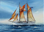 Sailing boat by worldIsee