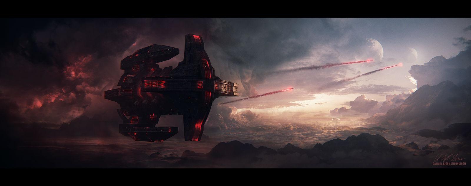 Hades' Star - Cerberus Bomber by GabrielBStiernstrom