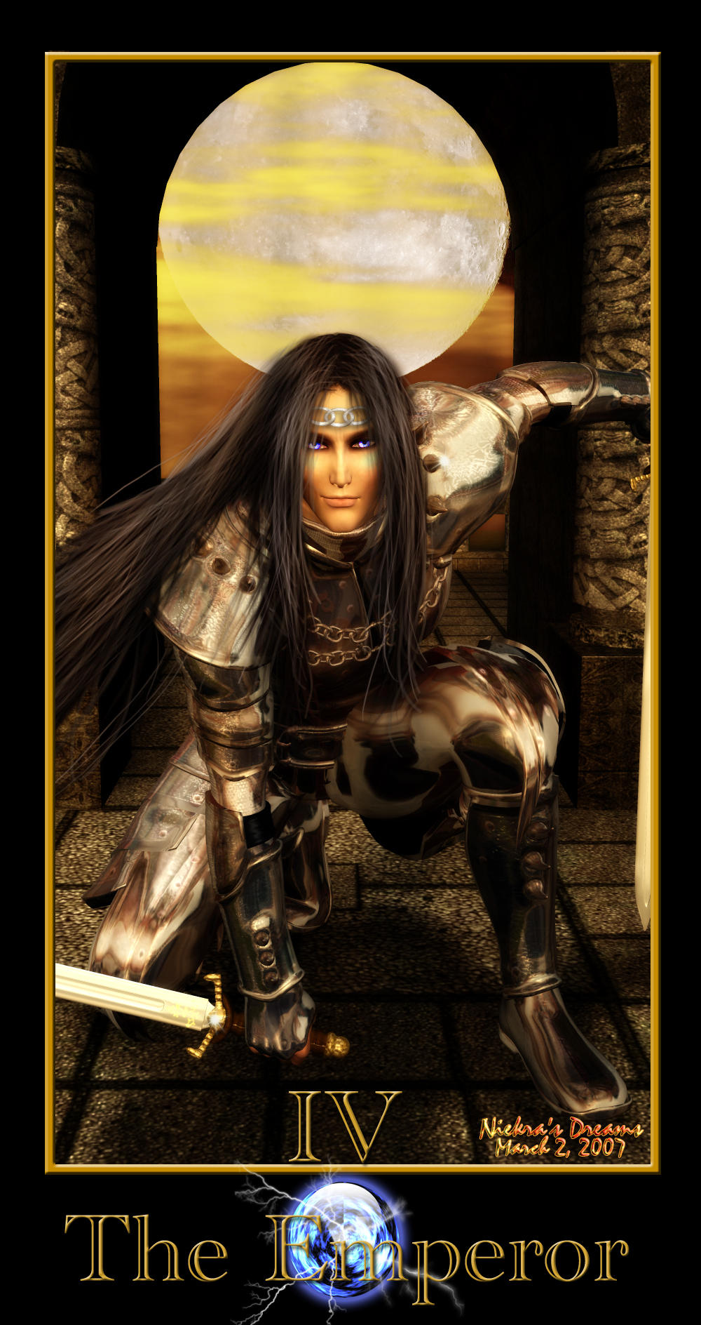 Tarot Series: The Emperor by Niekra