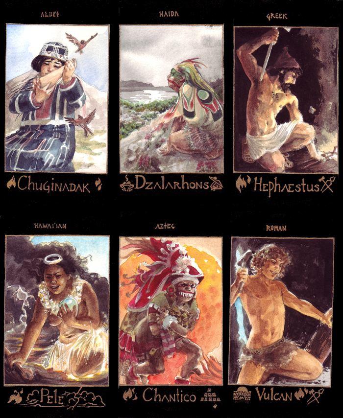 Volcanic Gods by melukilan