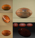 Rugby ball by Redcrawling