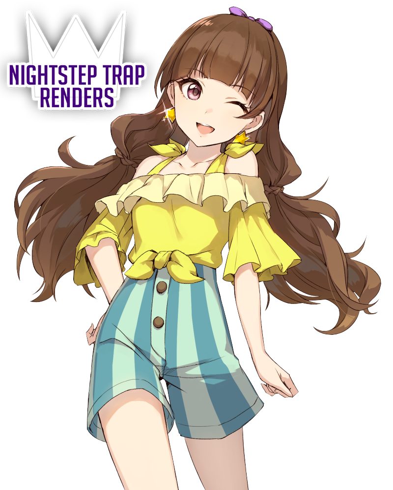 Cute Anime Girl (Original) Render 2 by nightsteptrap123 on DeviantArt