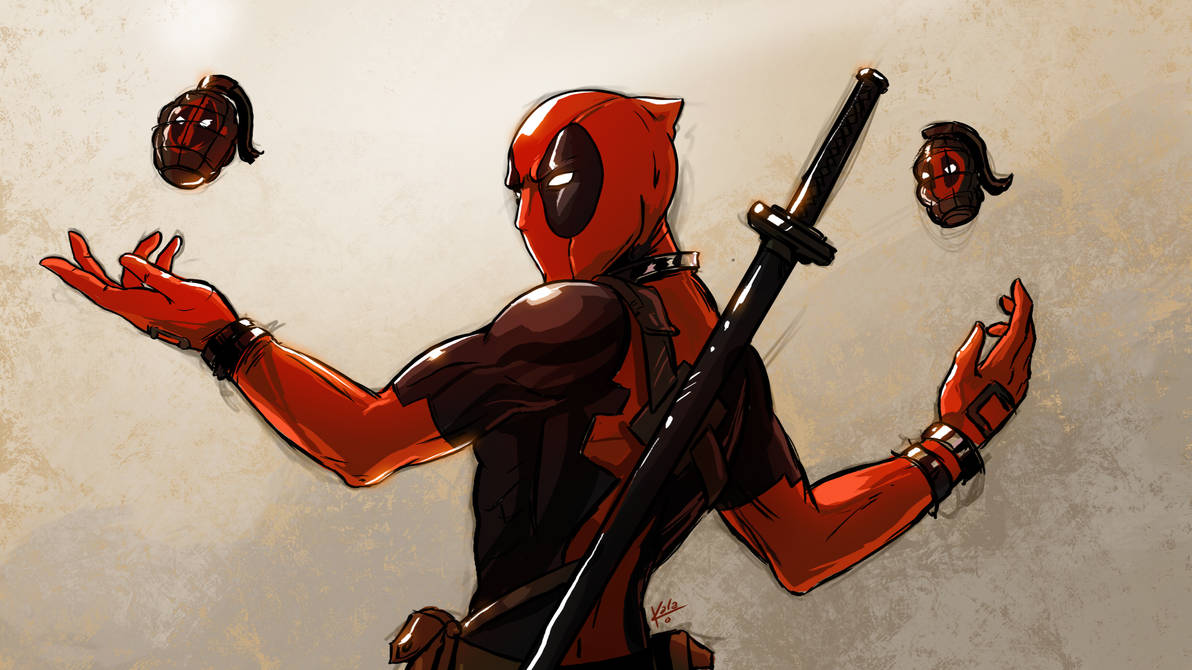 Let S Sketch Deadpool By Kalasketch On Deviantart