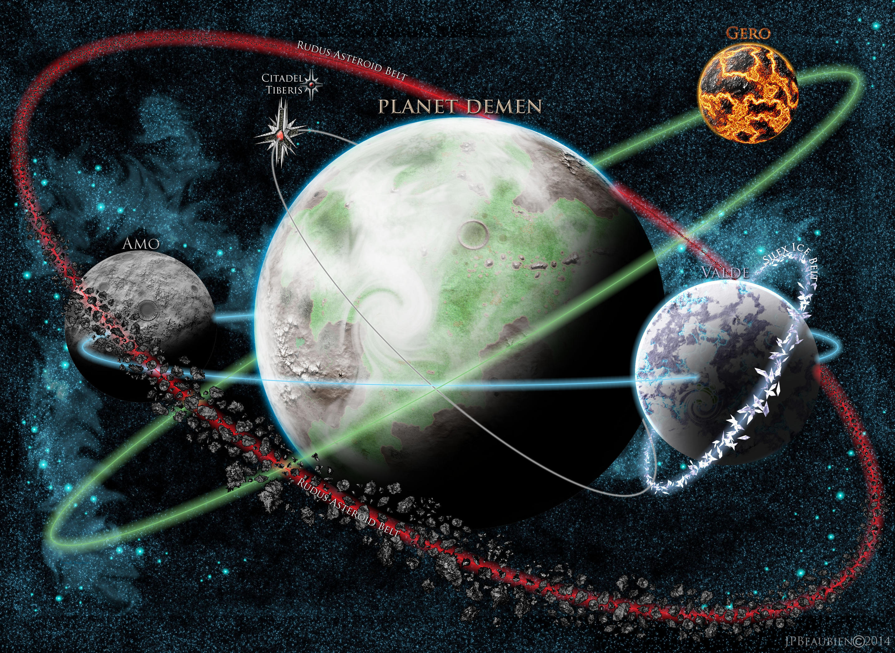 Demen Orbital Map by JPBeaubien