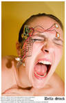 Cyborg Rage by Della-Stock