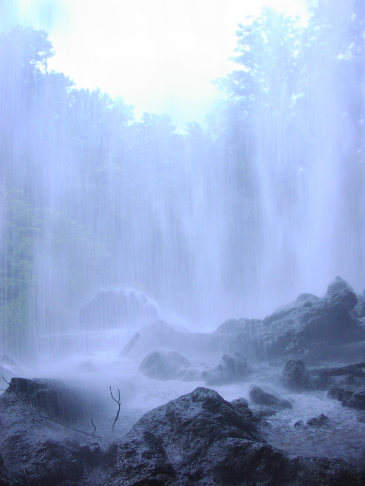 Blue Waterfall Full by Della-Stock