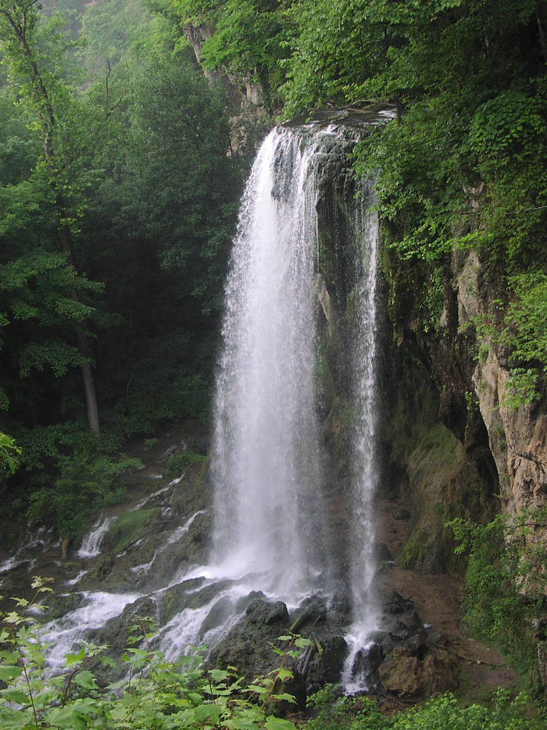 Waterfall - Full by Della-Stock