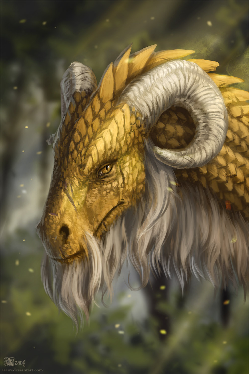 Blue dragon by Azany on DeviantArt